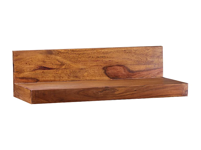 estante de pared MUMBAI madera maciza sheesham estante de madera 60 cm estilo rústico estante