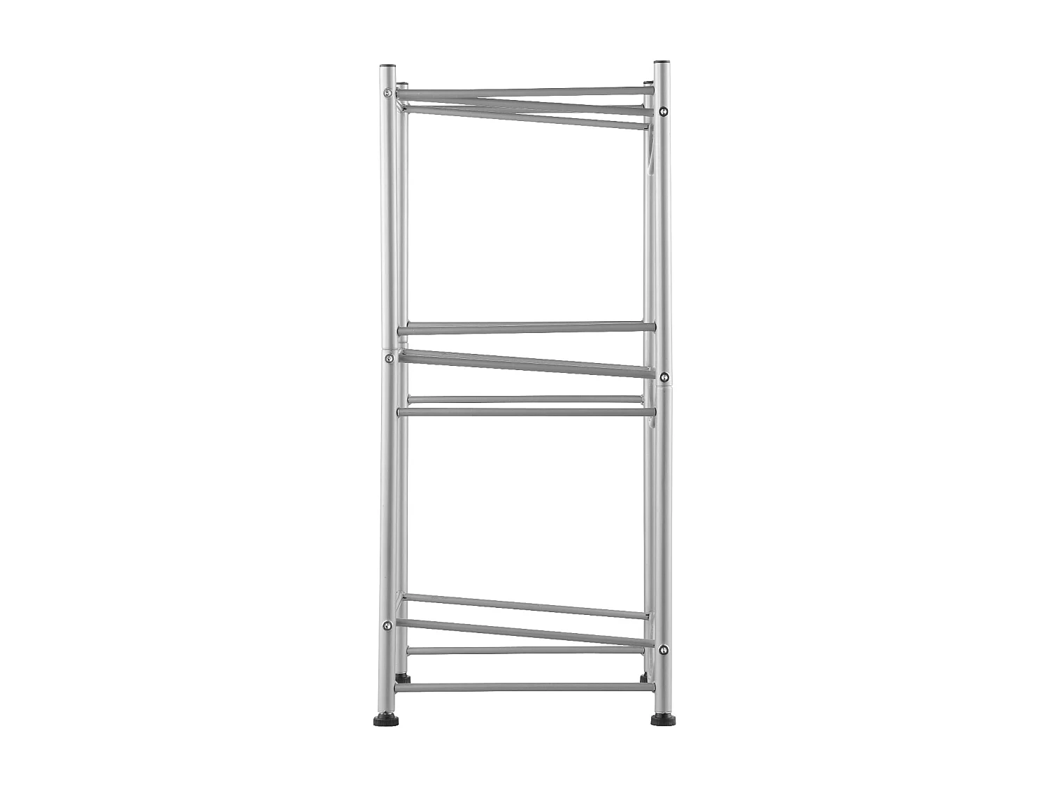 Porte-bouteilles d'Eau à 3 Niveaux SucceBuy, Support en Une Rangée pour 3 Bouteilles, Argent