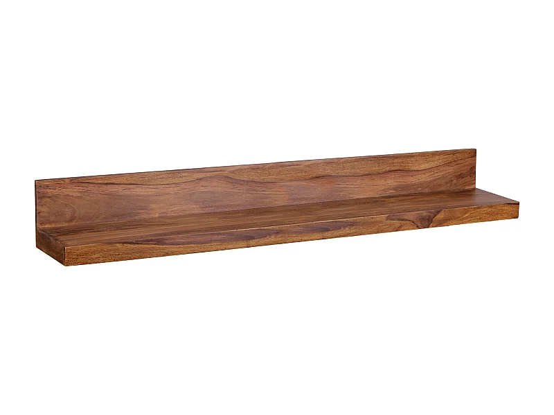 estante de pared MUMBAI madera maciza sheesham estante de madera 140 cm estilo rústico estante