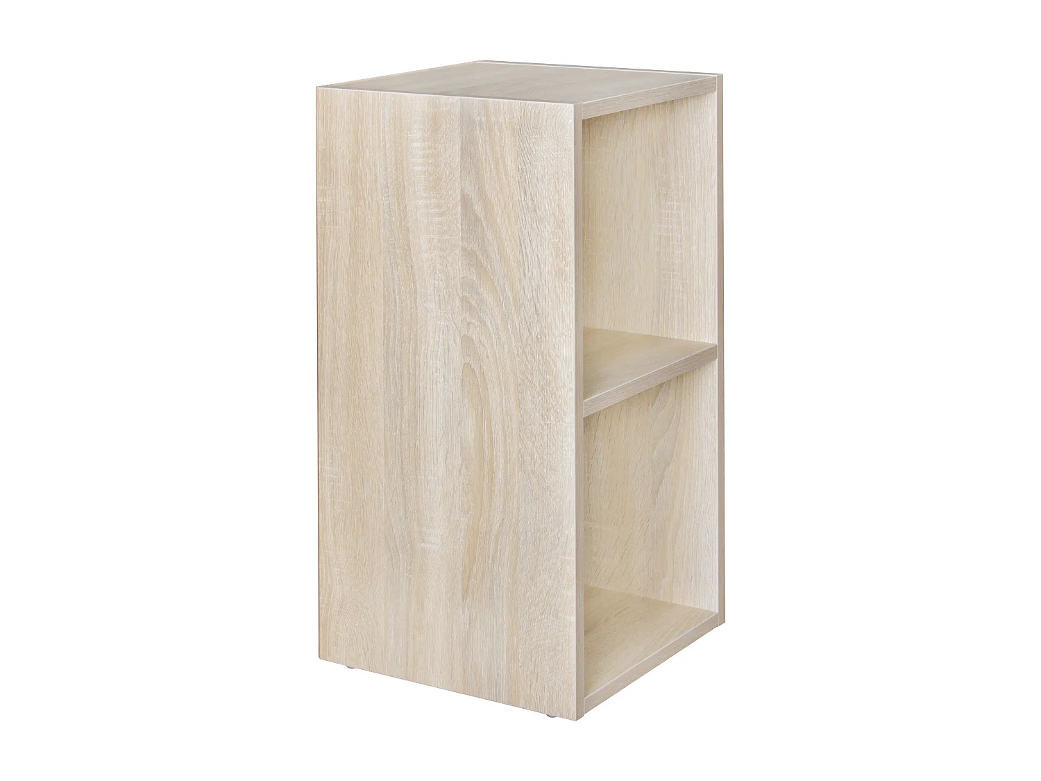 pie estanterías para libros CLARE Sonoma 2 compartimentos MDF | Diseño de almacenamiento en rack |