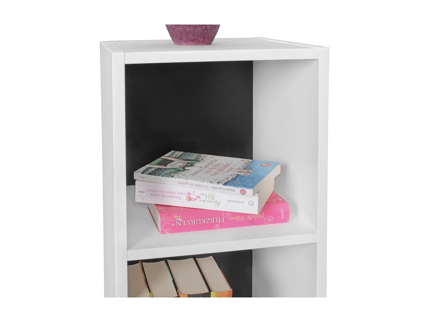 estante de pie madera 30x60x30 cm moderno blanco negro estante pequeño | Estante de pared estante