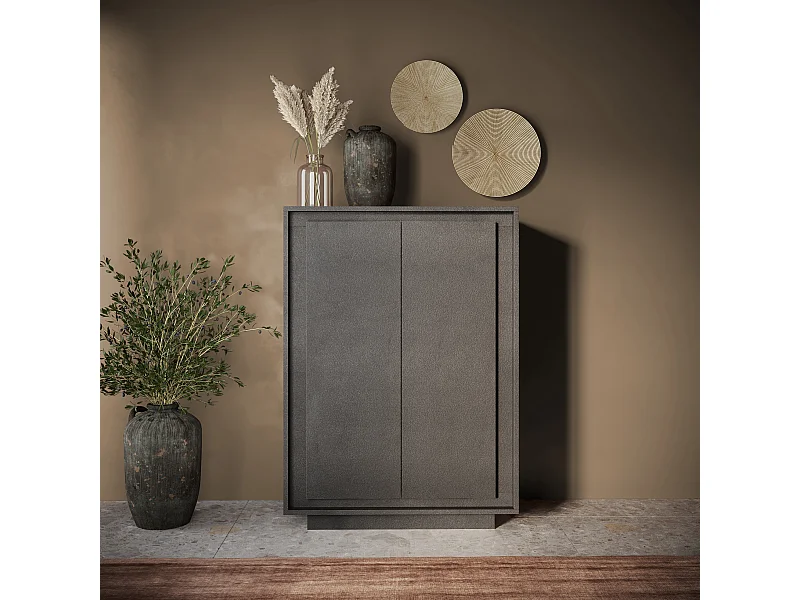 Mobile contenitore a 2 ante 106x171 cm grafite MCL17