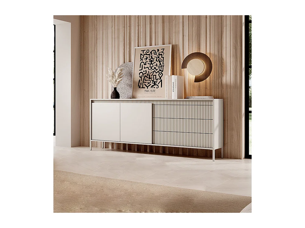 Madia moderna 187x81cm beige MALK35