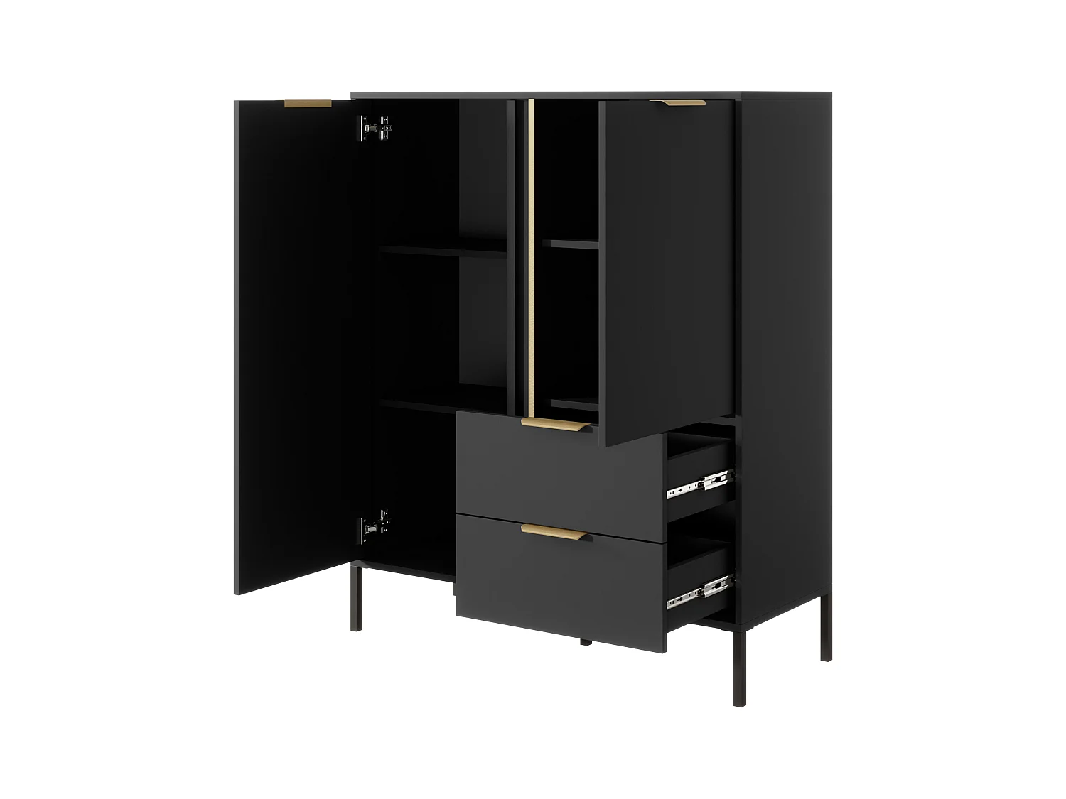 Mobile contenitore 103x123cm antracite MCLK2