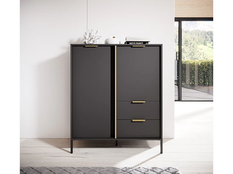 Mobile contenitore 103x123cm antracite MCLK2