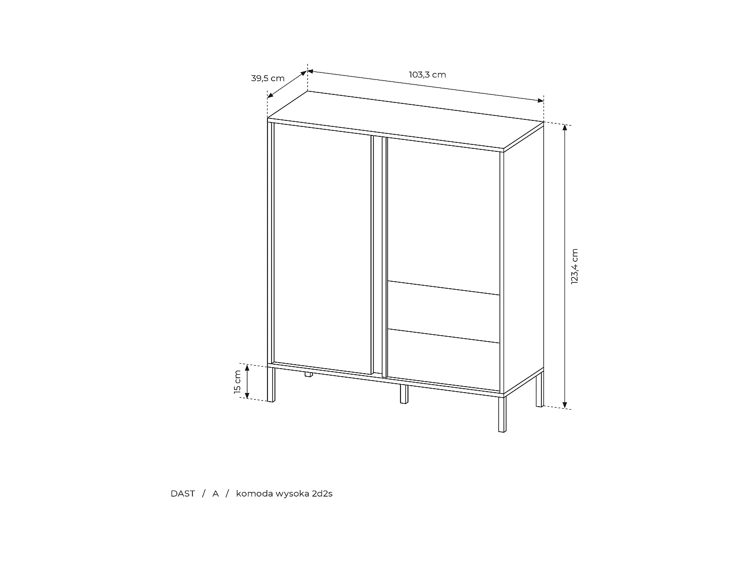 Mobile contenitore 103x123cm con luce LED beige MCLK1