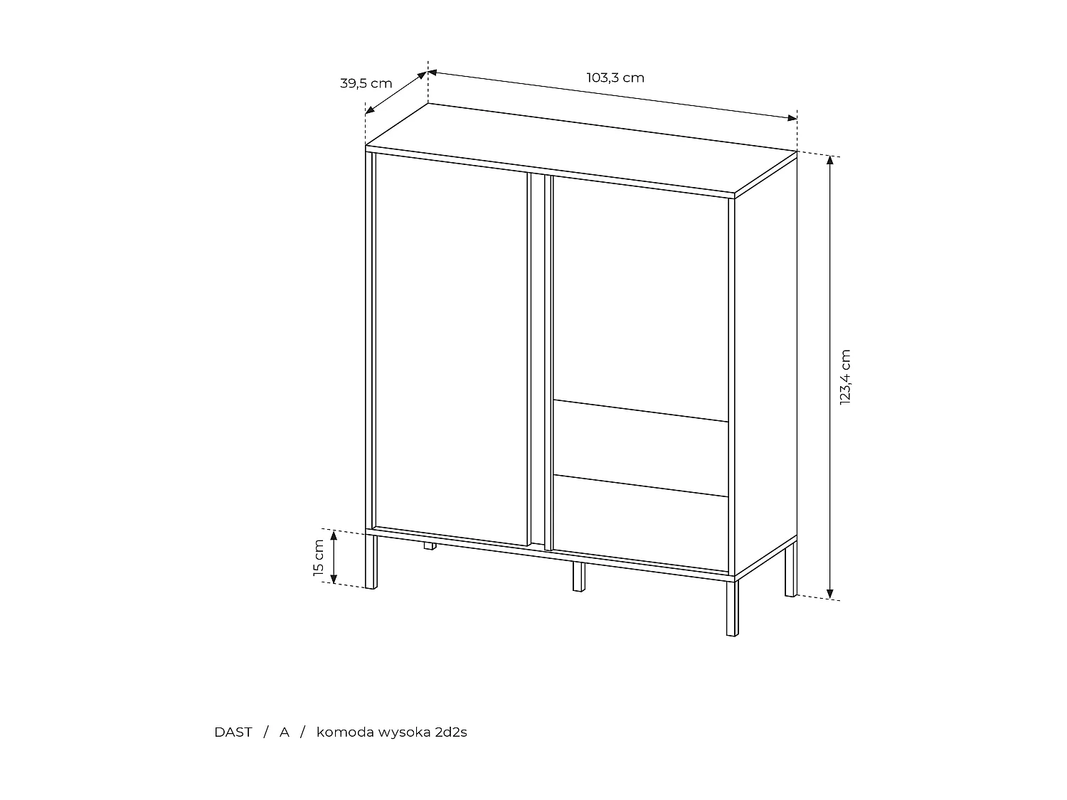 Mobile contenitore 103x123cm con luce LED beige MCLK1