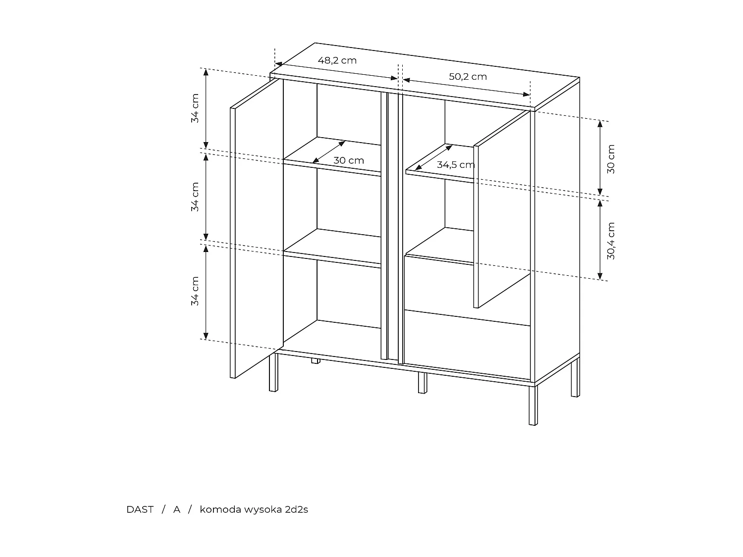 Mobile contenitore 103x123cm con luce LED beige MCLK1