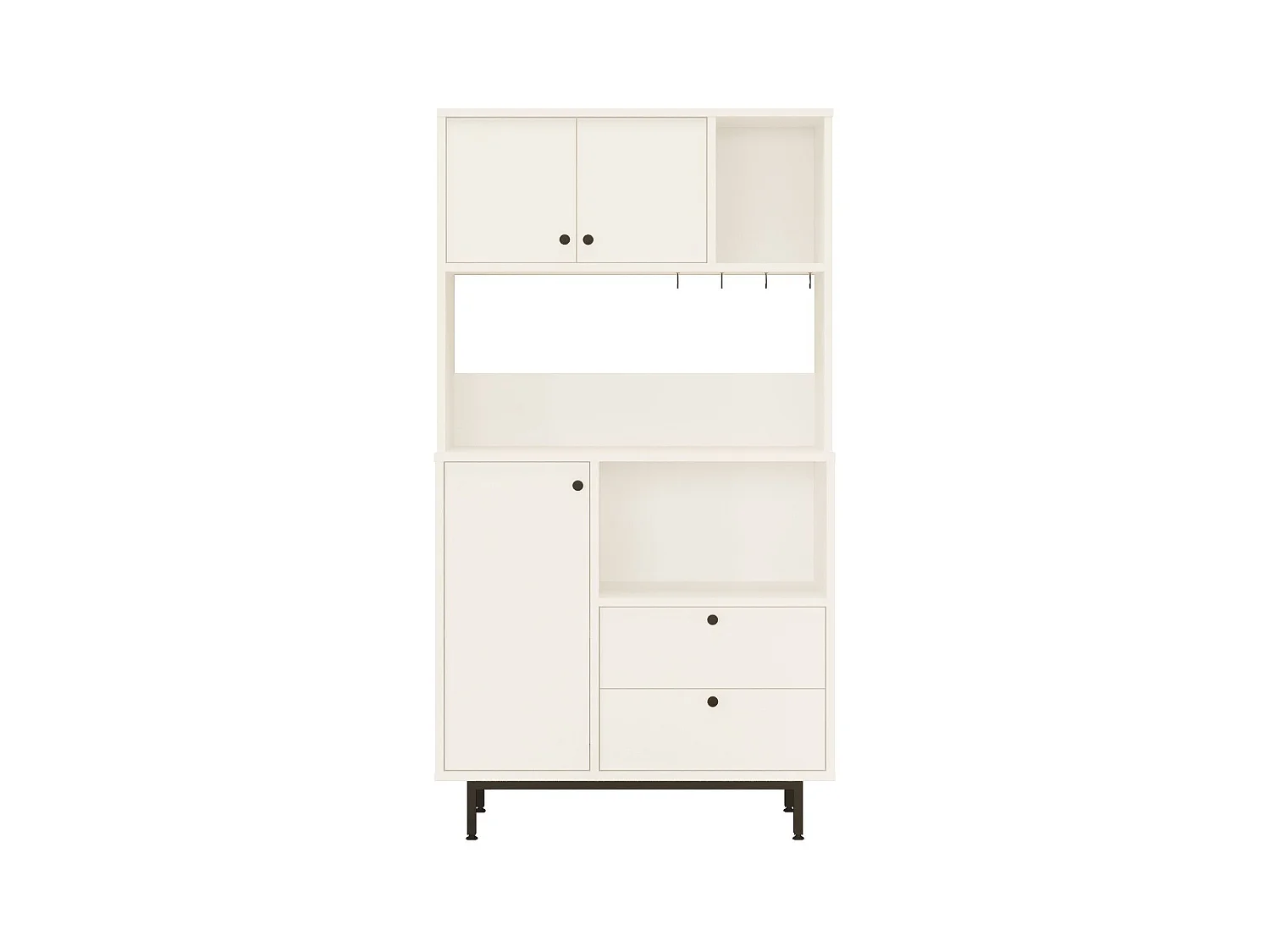 Armario De Cocina Royce 3 Puertas 2 Cajones Blanco