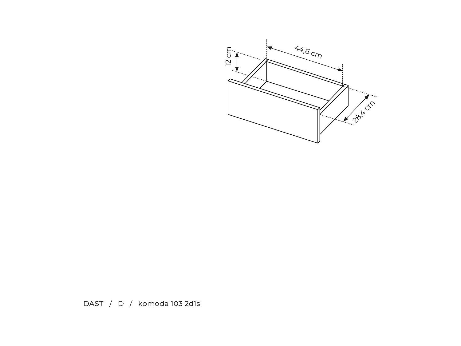 Madia moderna 103x81cm con luce LED 2 ante e 1 cassetto beige MALK8