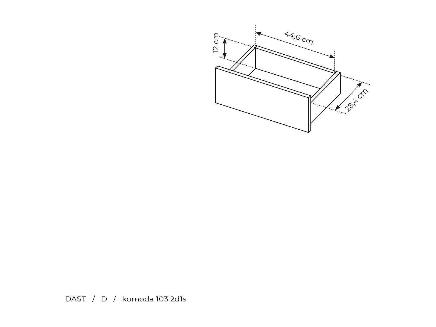 Madia moderna 103x81cm con luce LED 2 ante e 1 cassetto beige MALK8