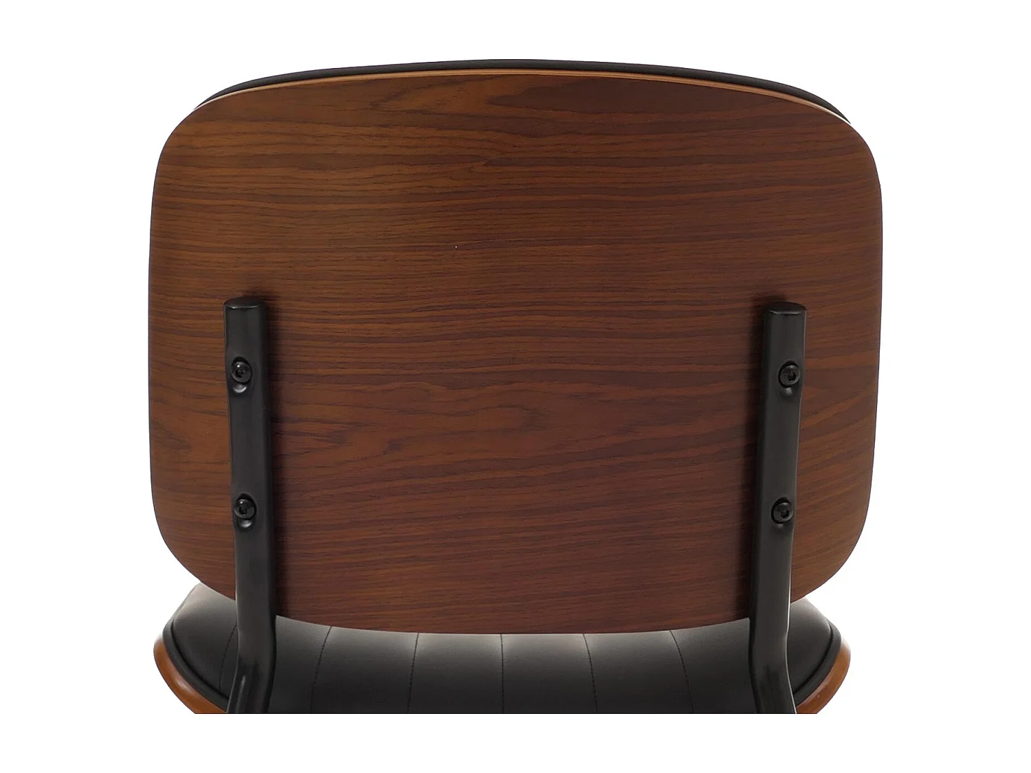 Chaise de salle à manger MCW-O44 (lot de 2),  aspect noyer, noir