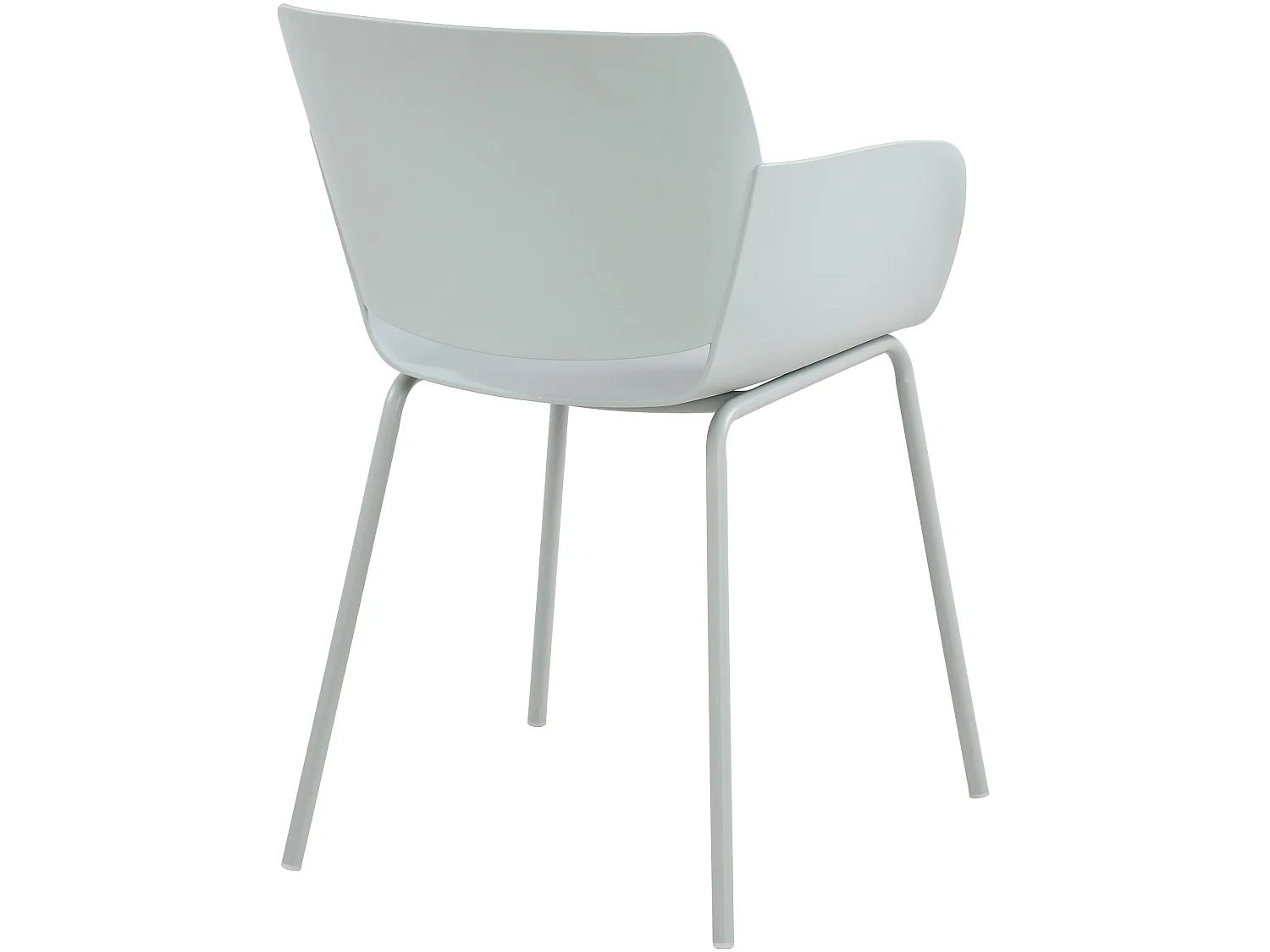 Lot de 2  chaise salle à manger - Plastique - Turquoise - Alpena
