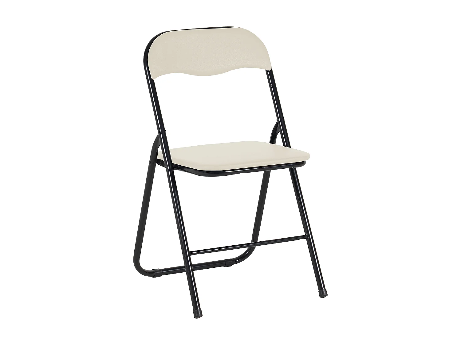 Hooma - Lot de 6 chaises pliantes d'intérieur et confortables en PVC