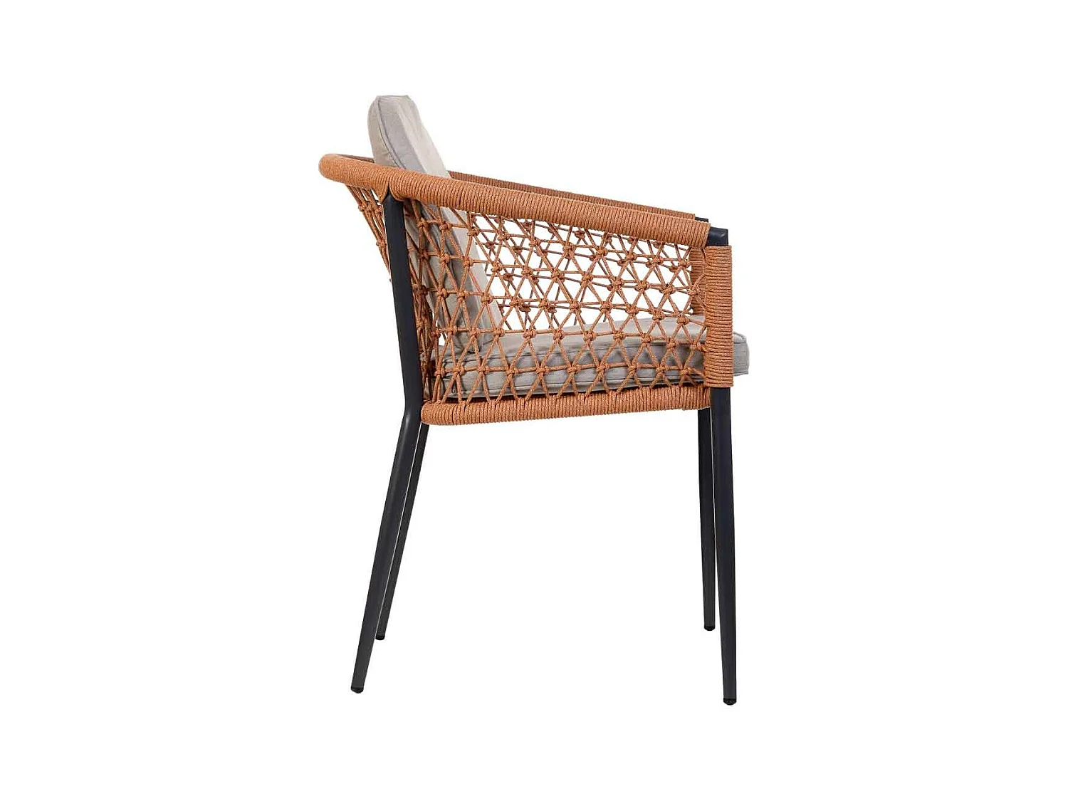 Chaise en corde biege 57x62x79