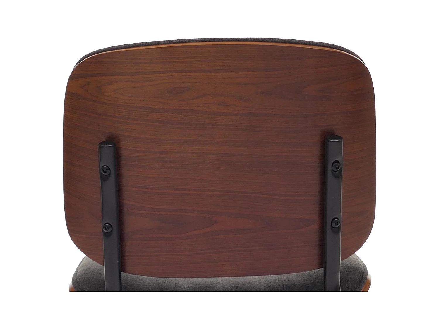 Chaise de salle à manger MCW-O44 (lot de 2),  aspect noyer, gris foncé