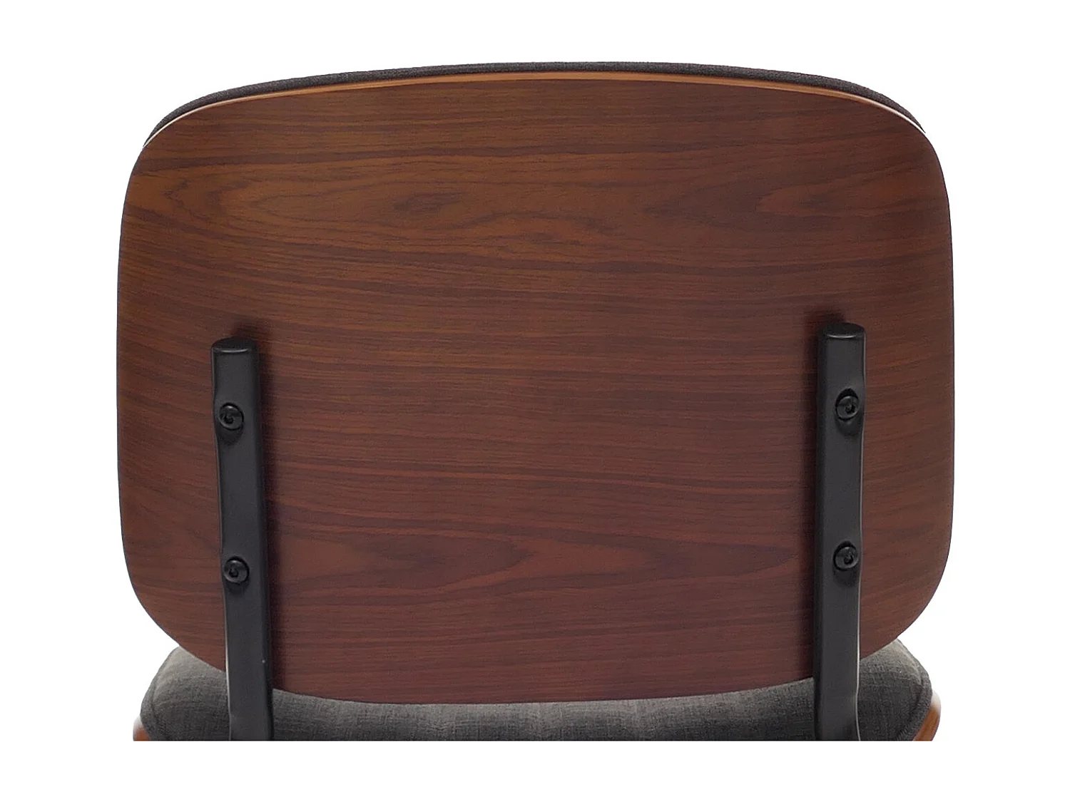 Chaise de salle à manger MCW-O44 (lot de 2),  aspect noyer, gris foncé