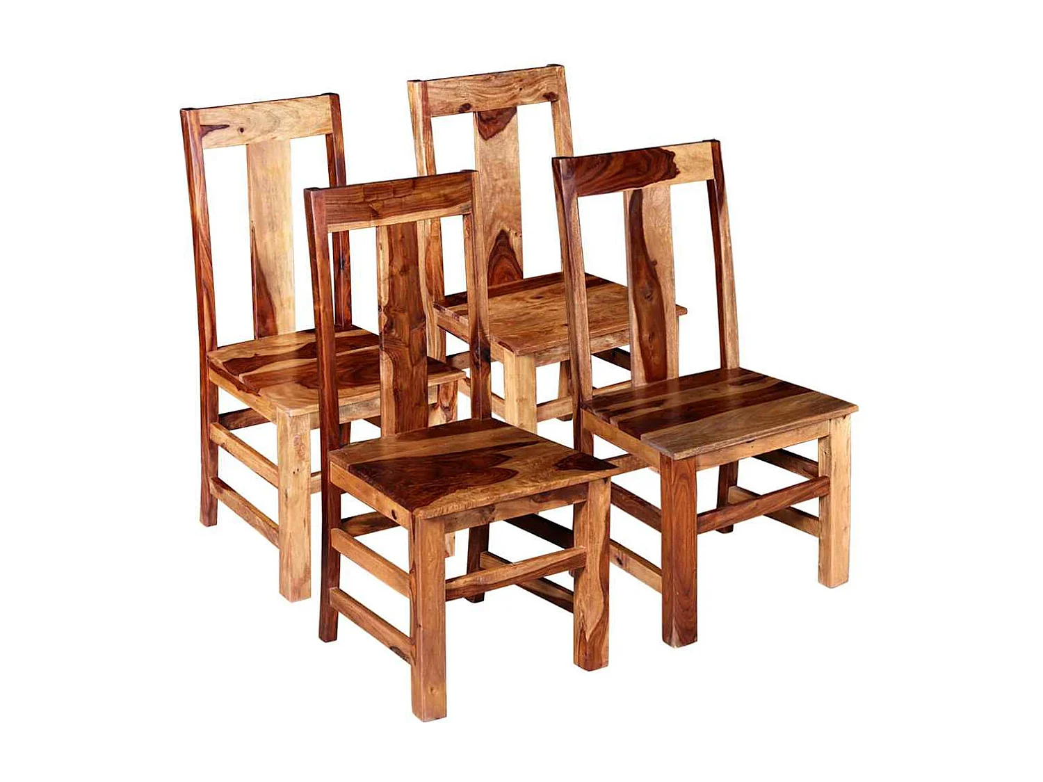 Esszimmerstühle 4 Stk. Massivholz