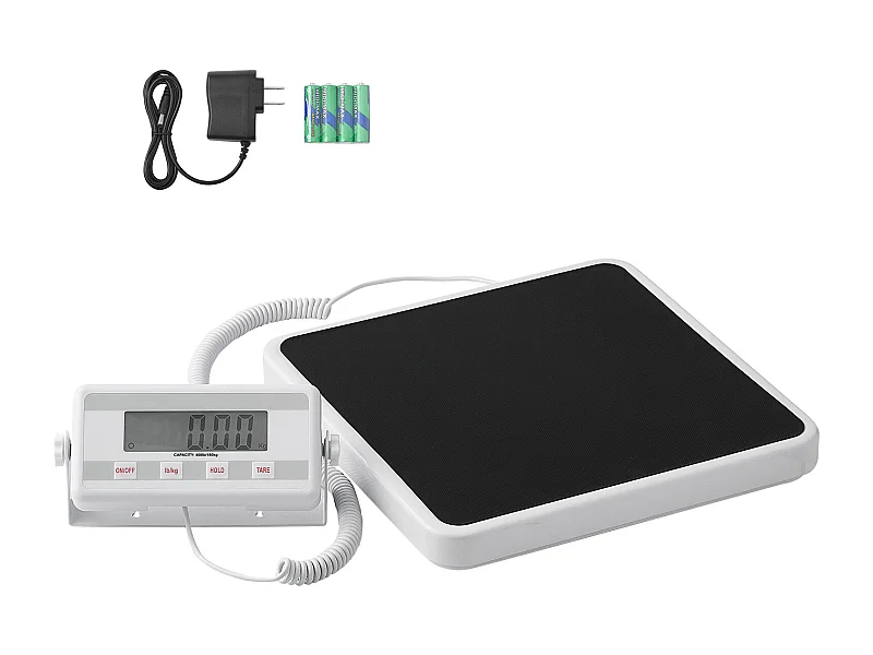 Personenwaage, SucceBuy Tragbare Medizinische Waage, Digitale Personenwaage mit Rutschfester Matte, 181 kg