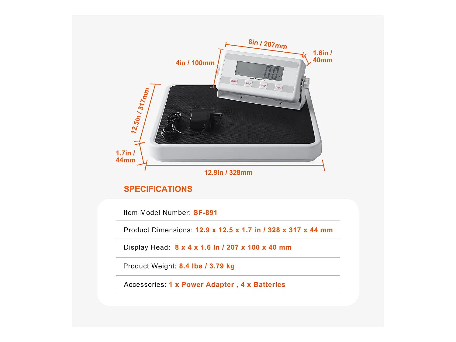 Pèse-personne, SucceBuy Balance Médicale Portable, Balance de Poids Numérique, Tapis Antidérapant 181 kg