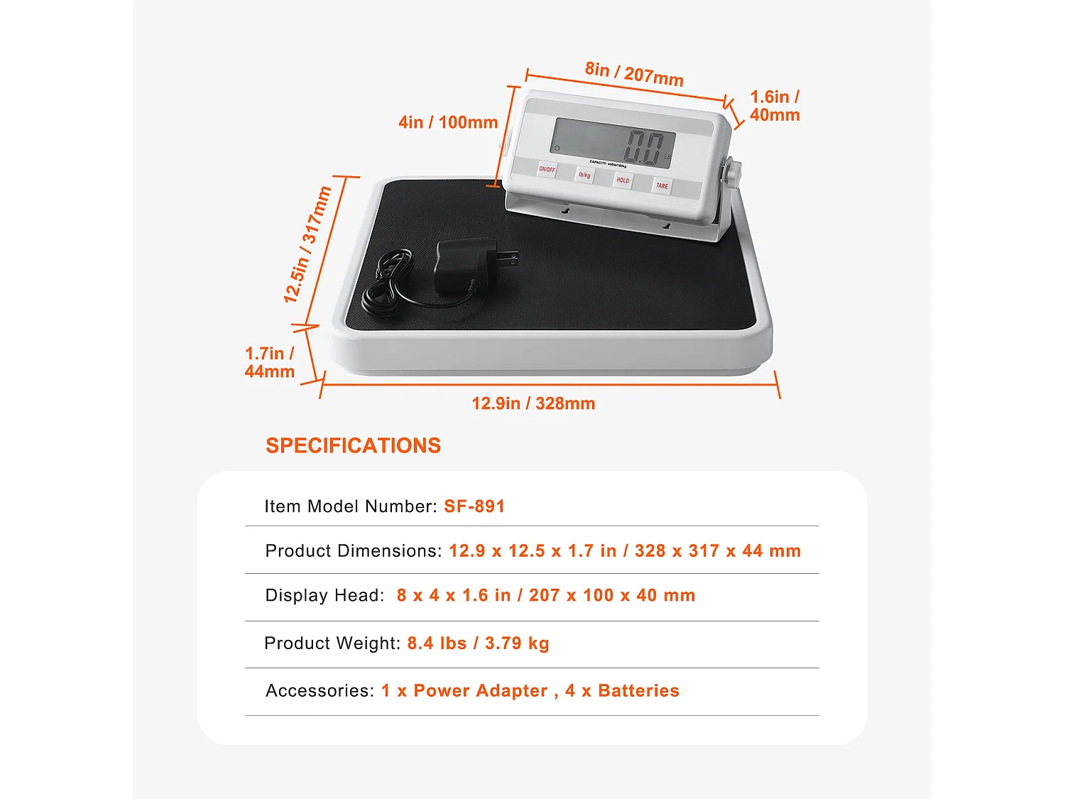 Pèse-personne, SucceBuy Balance Médicale Portable, Balance de Poids Numérique, Tapis Antidérapant 181 kg