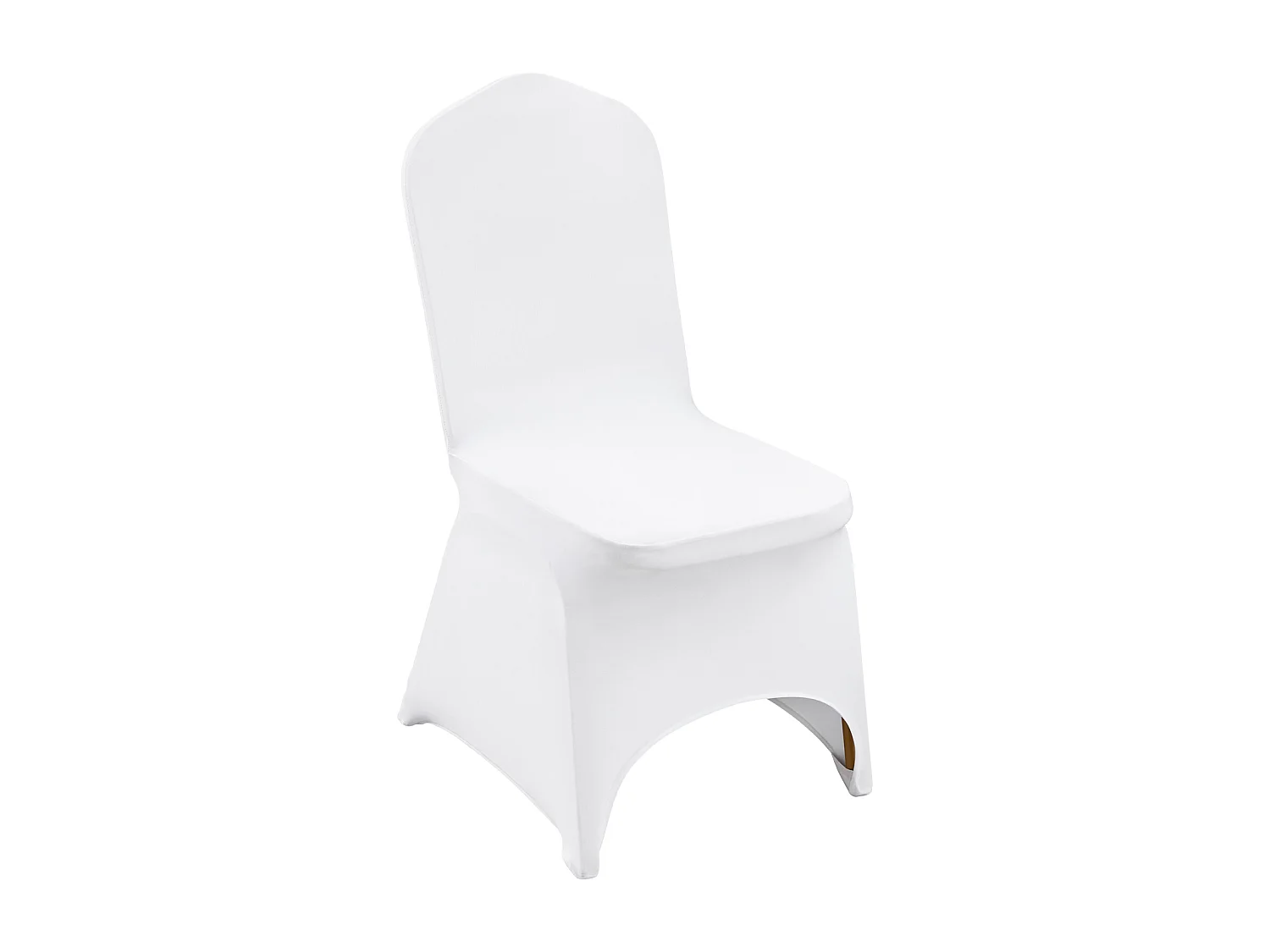 Housses de Chaise en Élasthanne Extensible Blanc SucceBuy, Lot de 100 pour Mariages et Événements