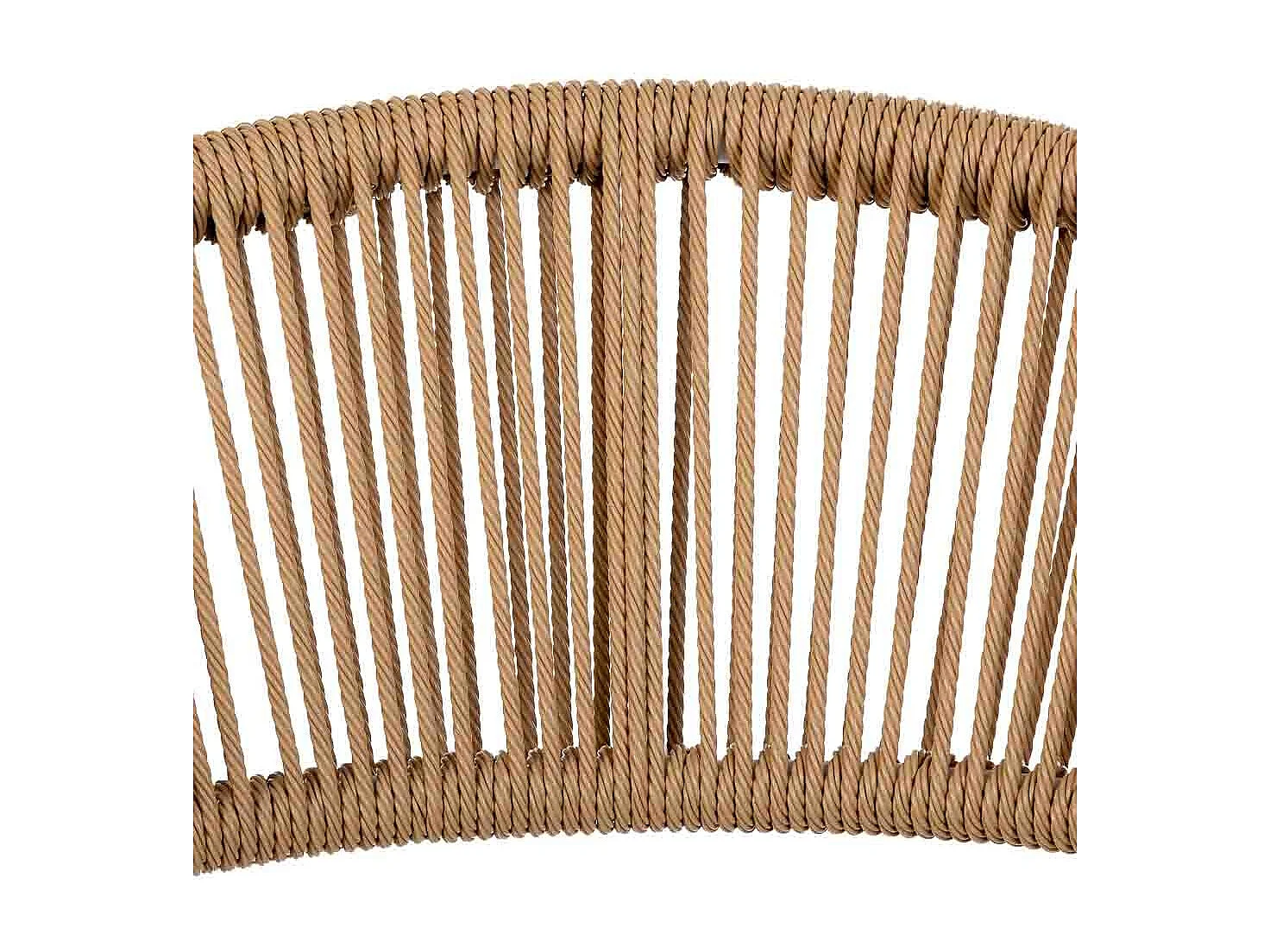 Chaise en aluminium blanc 57x62x78