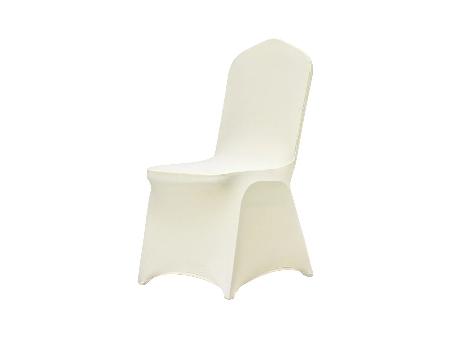 Housses de Chaises Pliantes en Élasthanne Extensible Ivoire SucceBuy, Lot de 100 pour Fête de Mariage