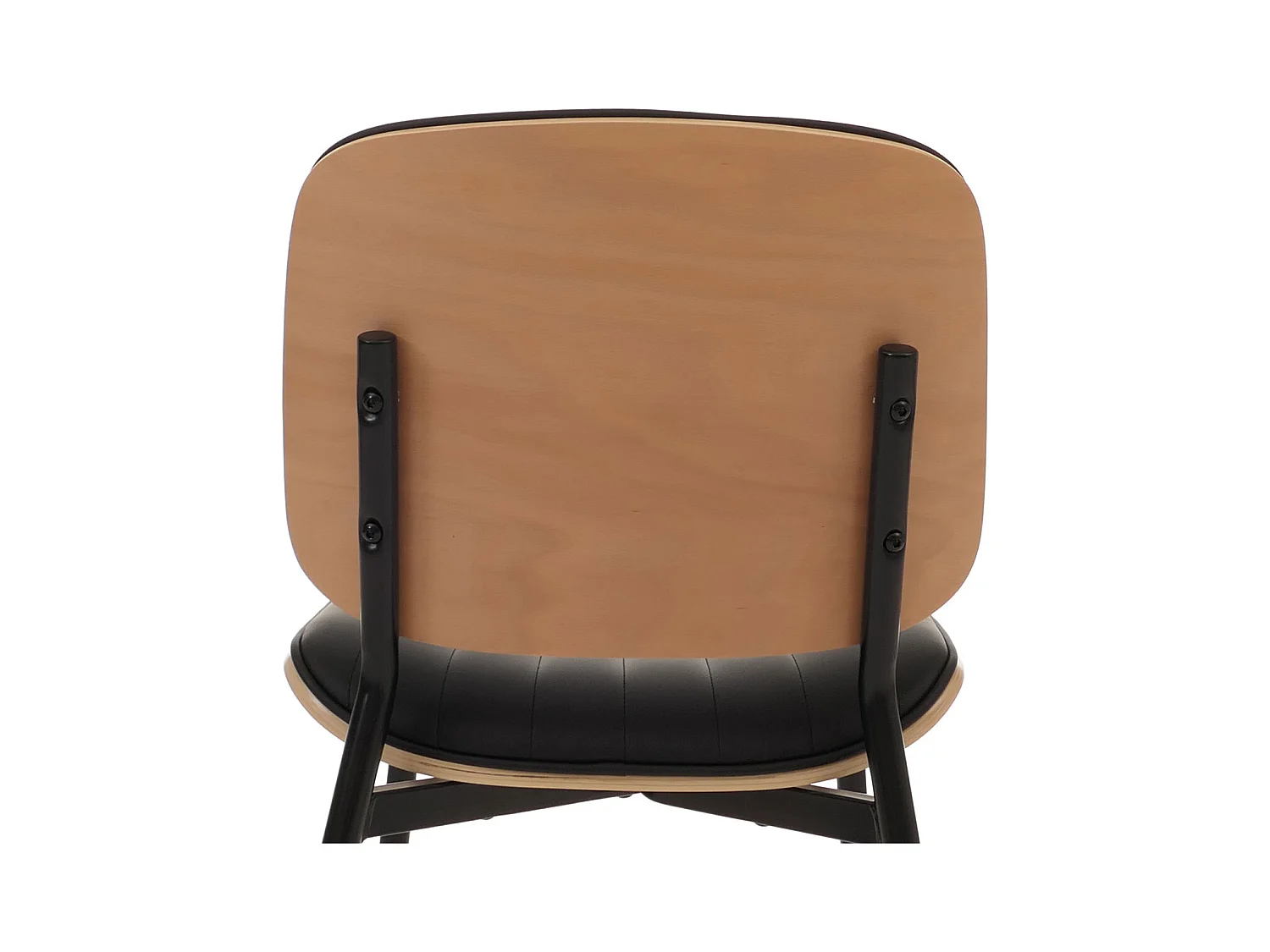 Chaise de salle à manger MCW-O44 (lot de 2),  naturel, noir