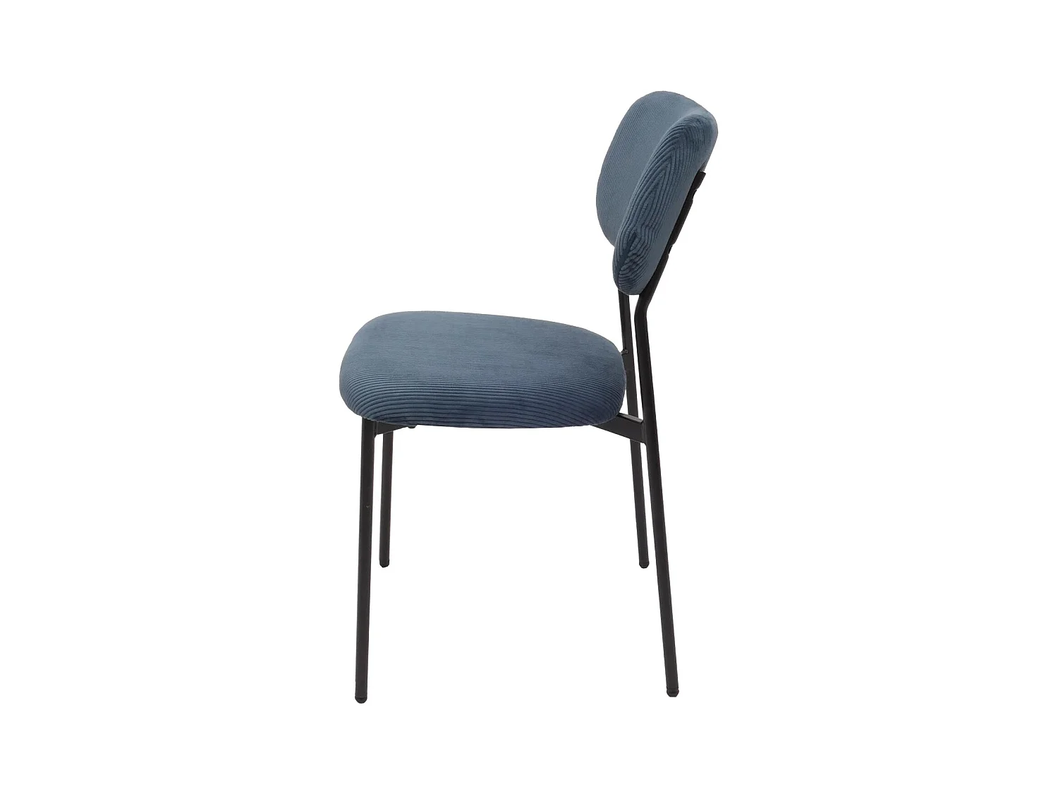 Chaise de salle à manger MCW-O26 (lot de 2),  bleu