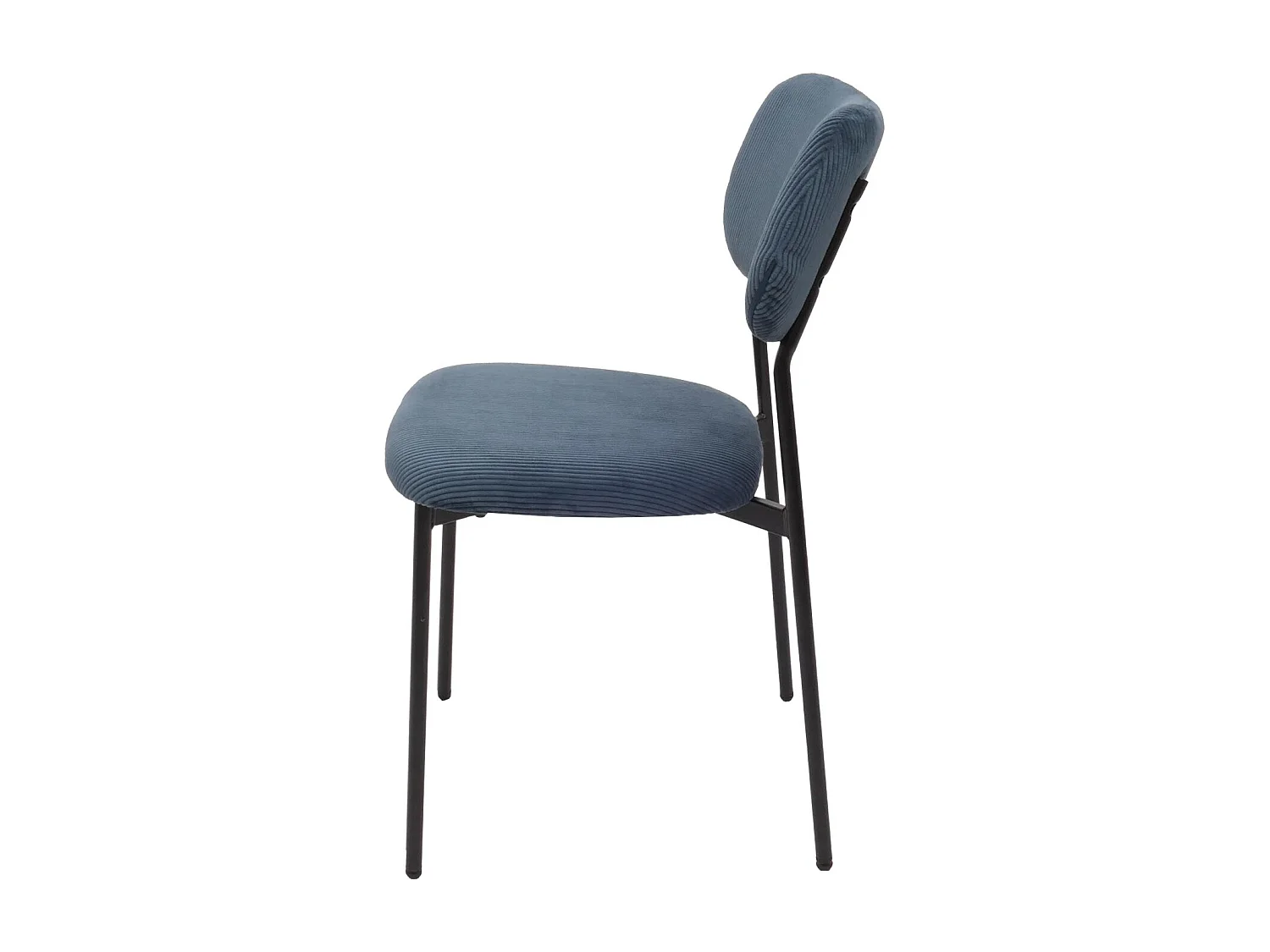 Chaise de salle à manger MCW-O26 (lot de 2),  bleu