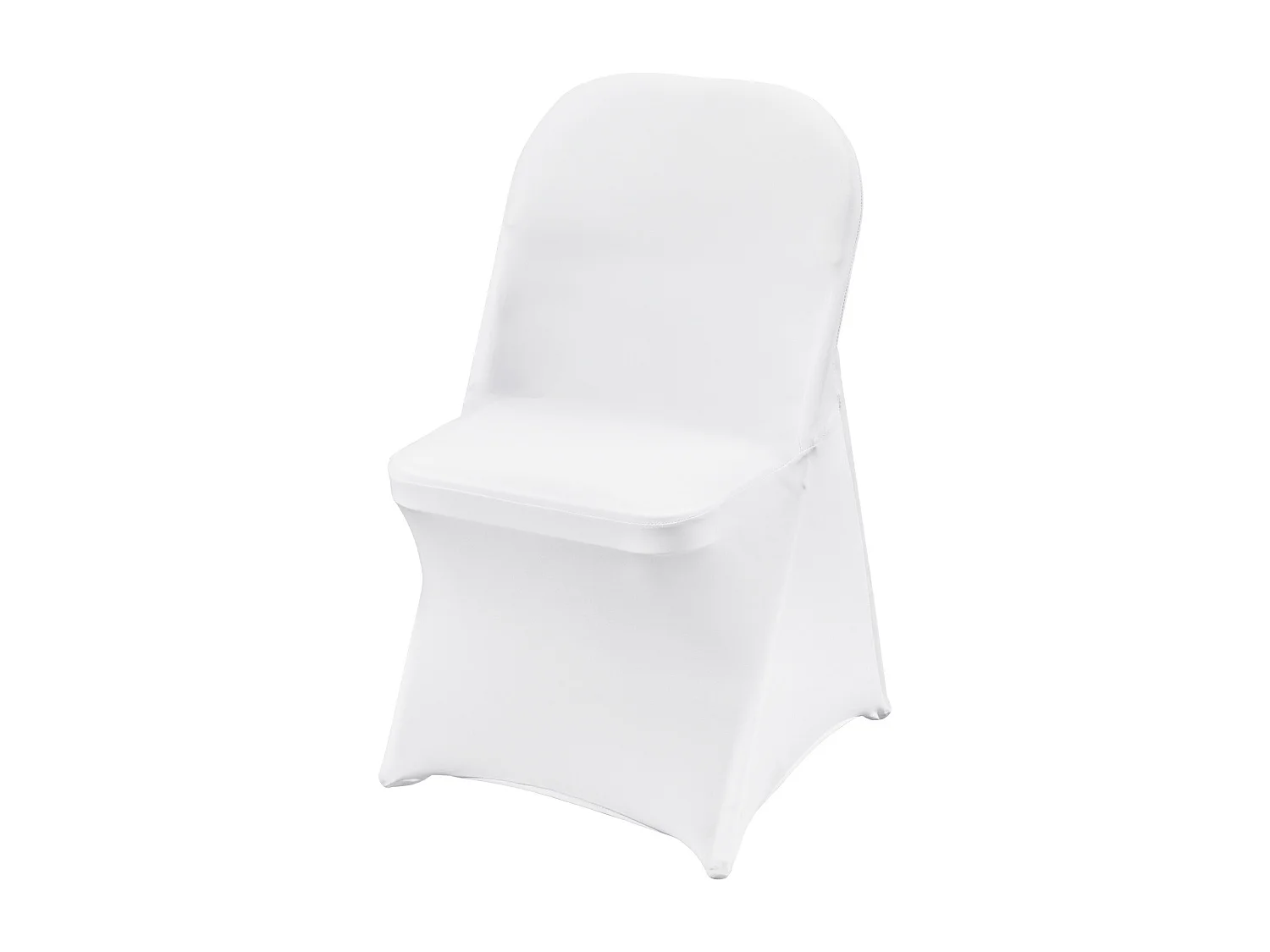 Housses de Chaises Pliantes en Élasthanne Extensible Blanc SucceBuy, Lot de 100 pour Salle à Manger de Mariage