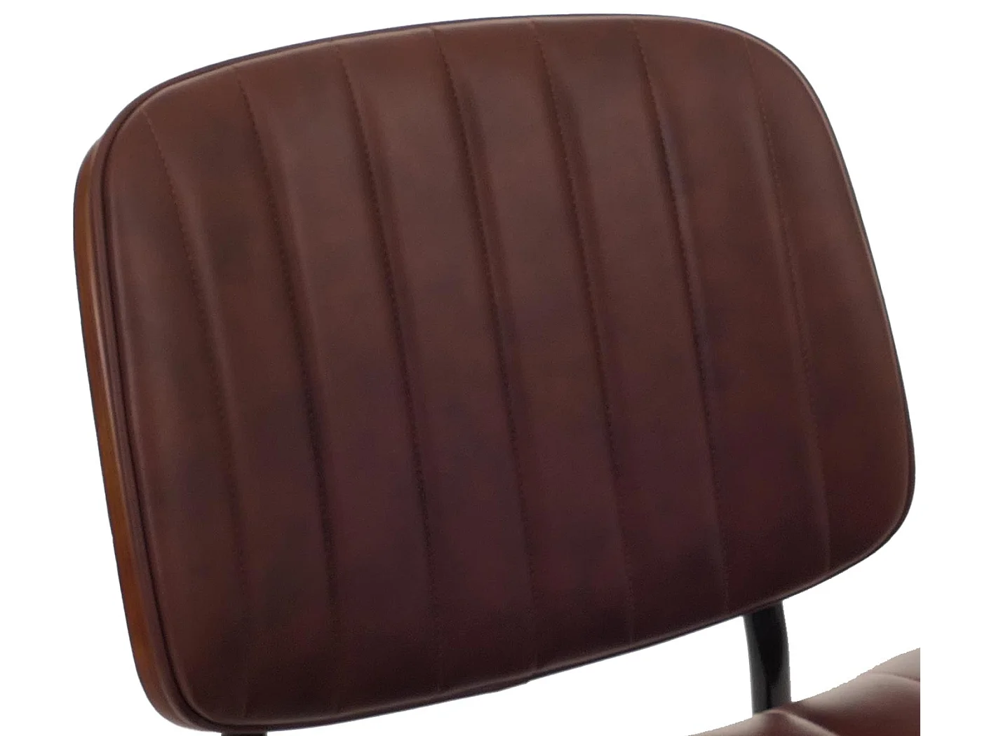 Chaise de salle à manger MCW-O44 (lot de 2),  aspect noyer, marron vintage