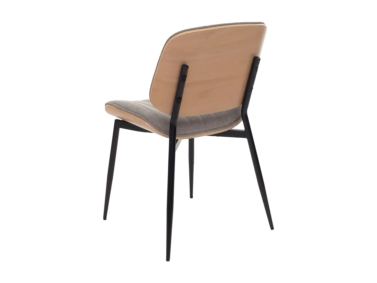 Chaise de salle à manger MCW-O44 (lot de 2),  naturel, gris clair