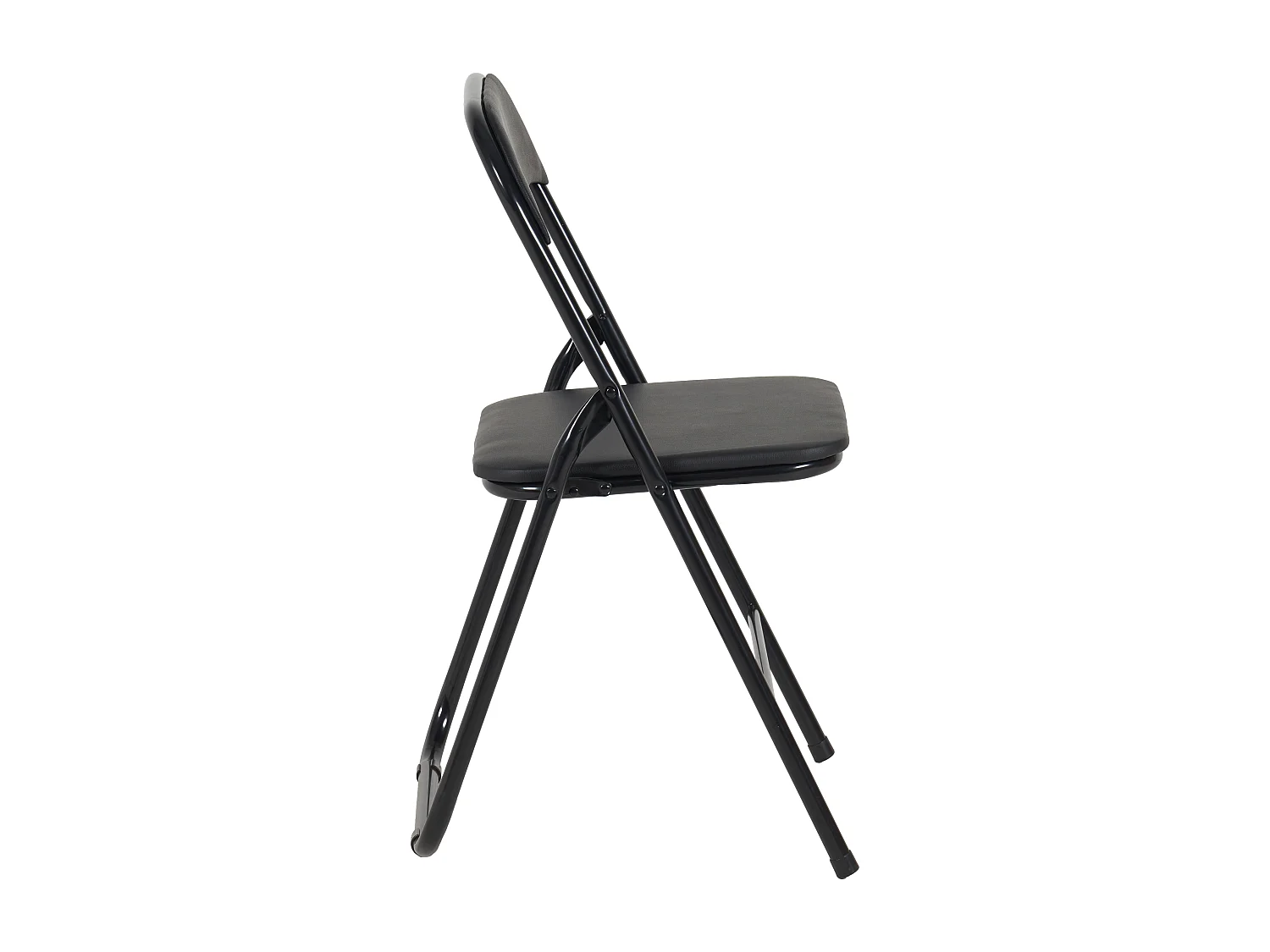 Hooma - Lot de 6 chaises pliantes d'intérieur et confortables en PVC