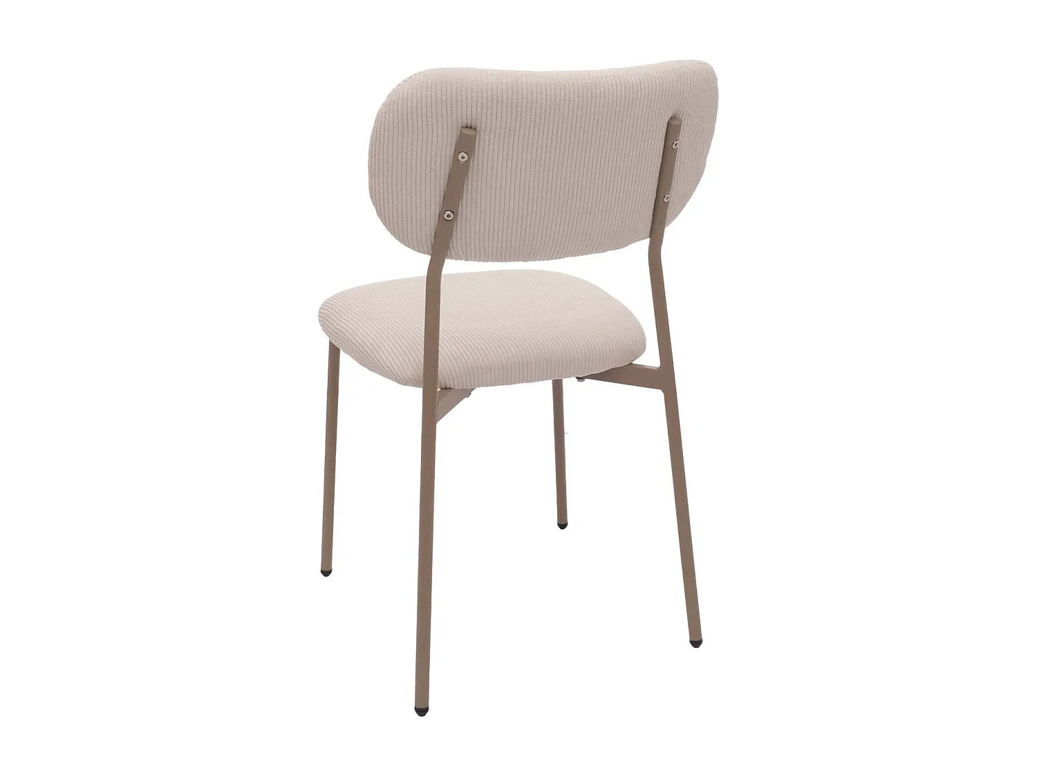 Cadeira de jantar MCW-O26 (conjunto de 2),  bege