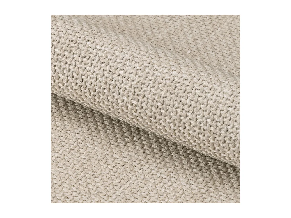 Vako - Lot de 2 fauteuils de table en tissu pieds beiges - Beige