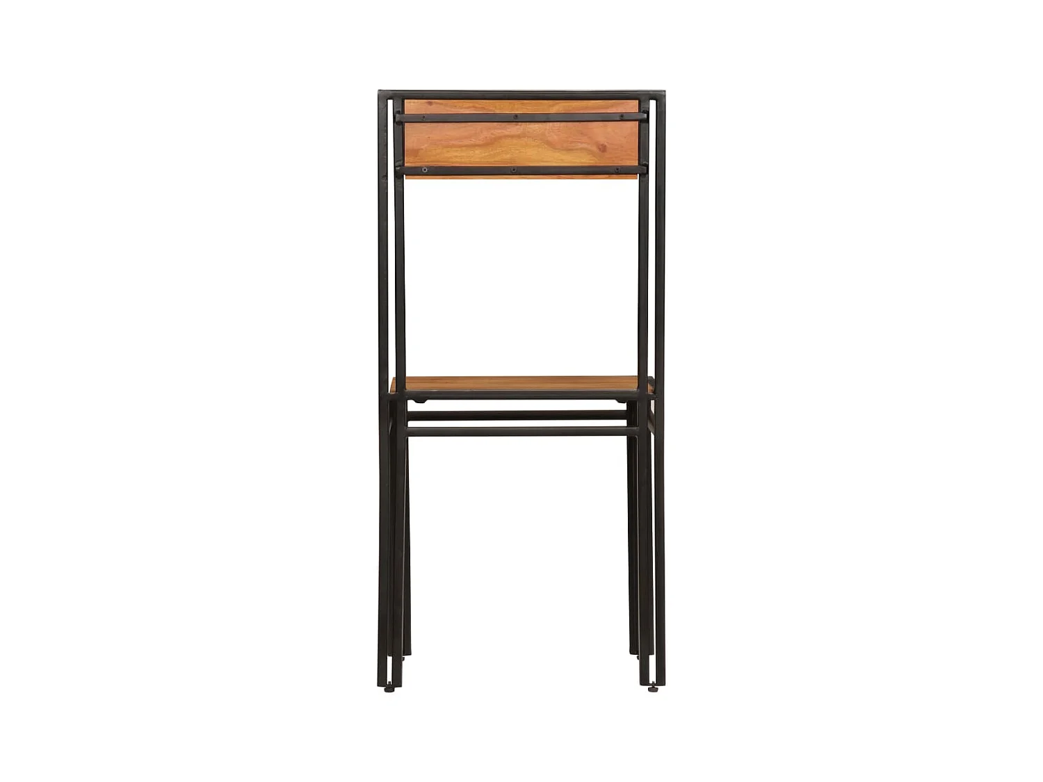 Eetkamerstoelen 2 st massief acaciahout