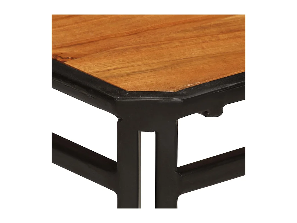 Eetkamerstoelen 2 st massief acaciahout