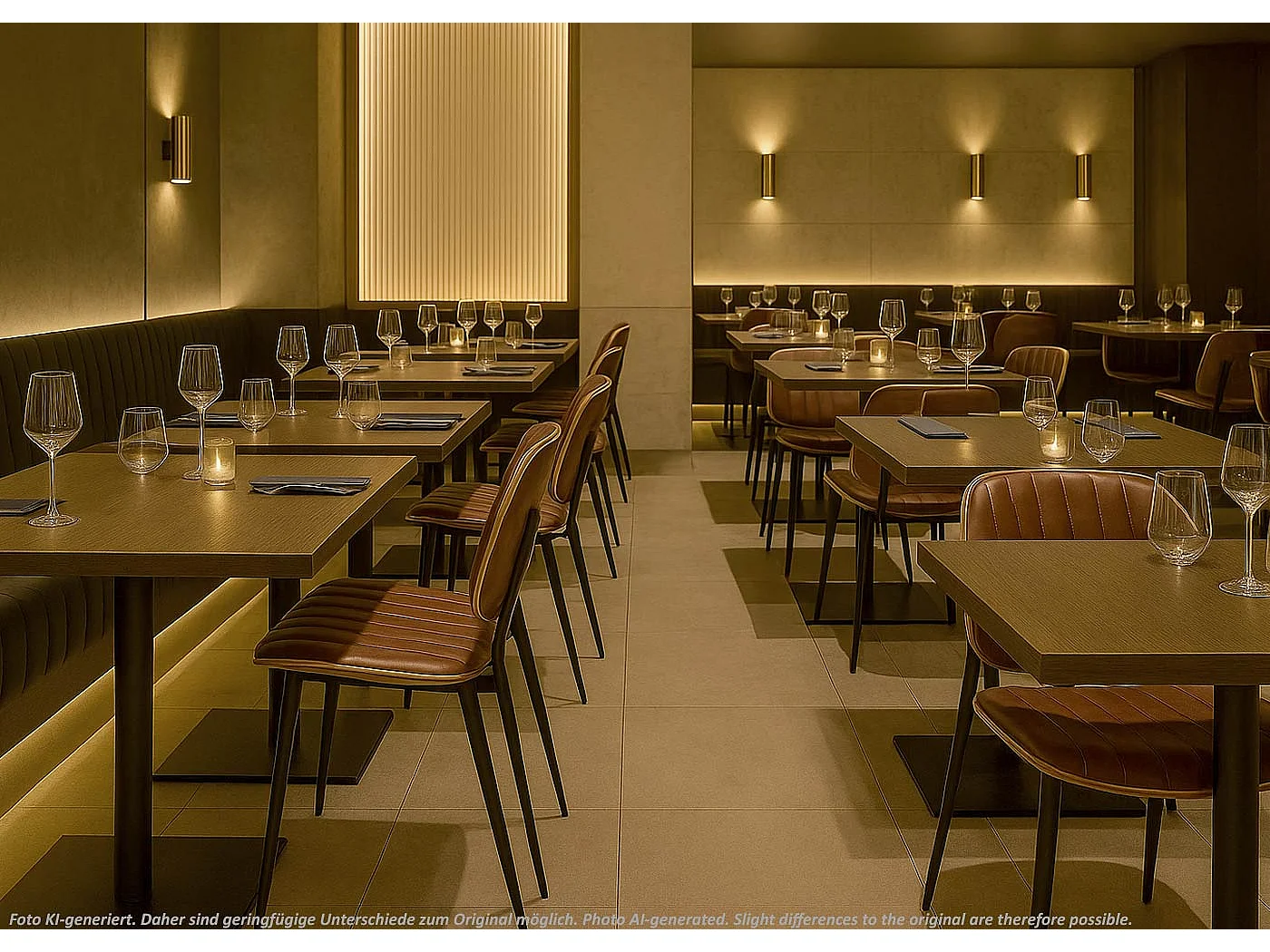 Chaise de salle à manger MCW-O44 (lot de 2),  naturel, marron vintage