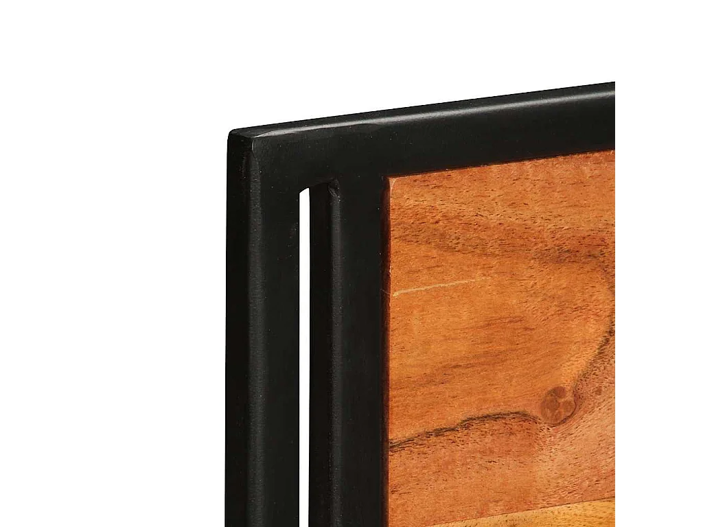 Chaises à manger lot de 4 bois d'acacia massif