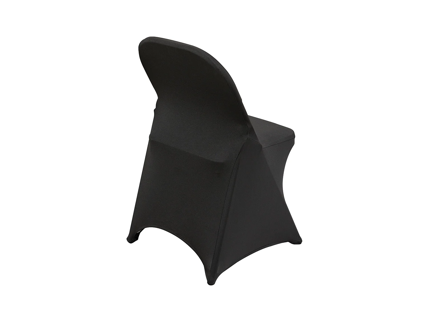 Housses de Chaises Pliantes en Élasthanne Extensible Noir SucceBuy, Lot de 100 pour Salle à Manger de Mariage
