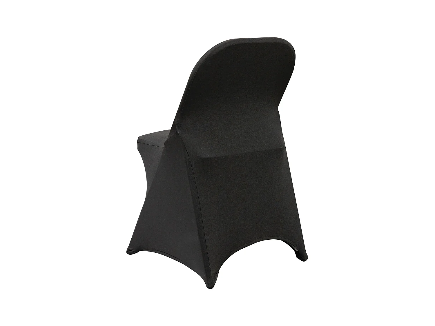 Housses de Chaises Pliantes en Élasthanne Extensible Noir SucceBuy, Lot de 100 pour Salle à Manger de Mariage