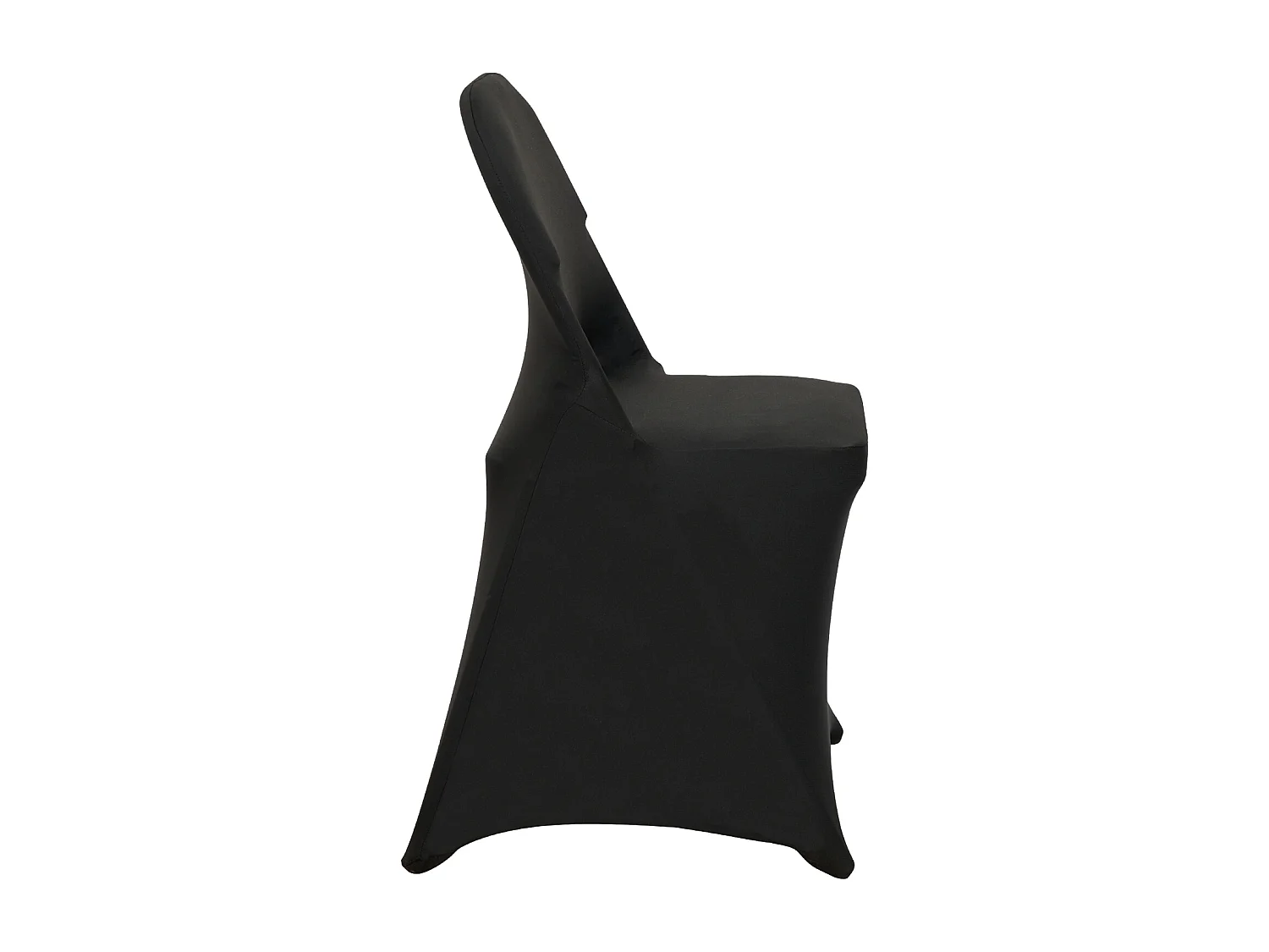 Housses de Chaises Pliantes en Élasthanne Extensible Noir SucceBuy, Lot de 100 pour Salle à Manger de Mariage