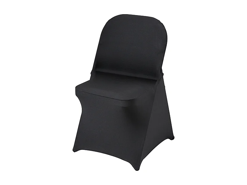 Coprisedia Pieghevoli in Elastan Elasticizzato Nero SucceBuy, Set di 100 per Sala da Pranzo Matrimonio