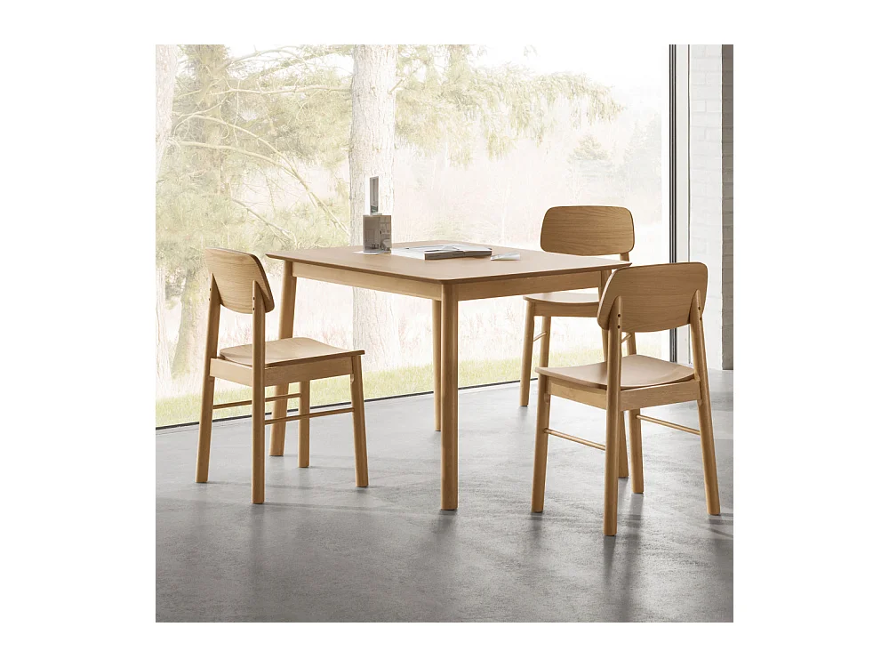 Hem - Lot de 2 chaises en bois - Bois clair