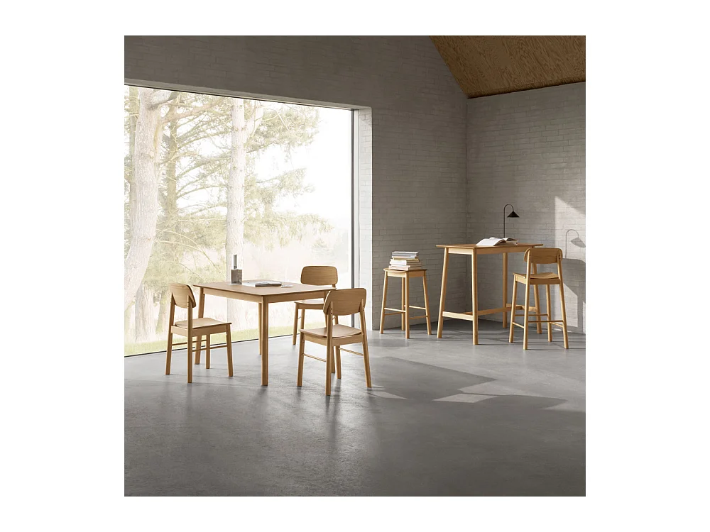 Hem - Lot de 2 chaises en bois - Bois clair