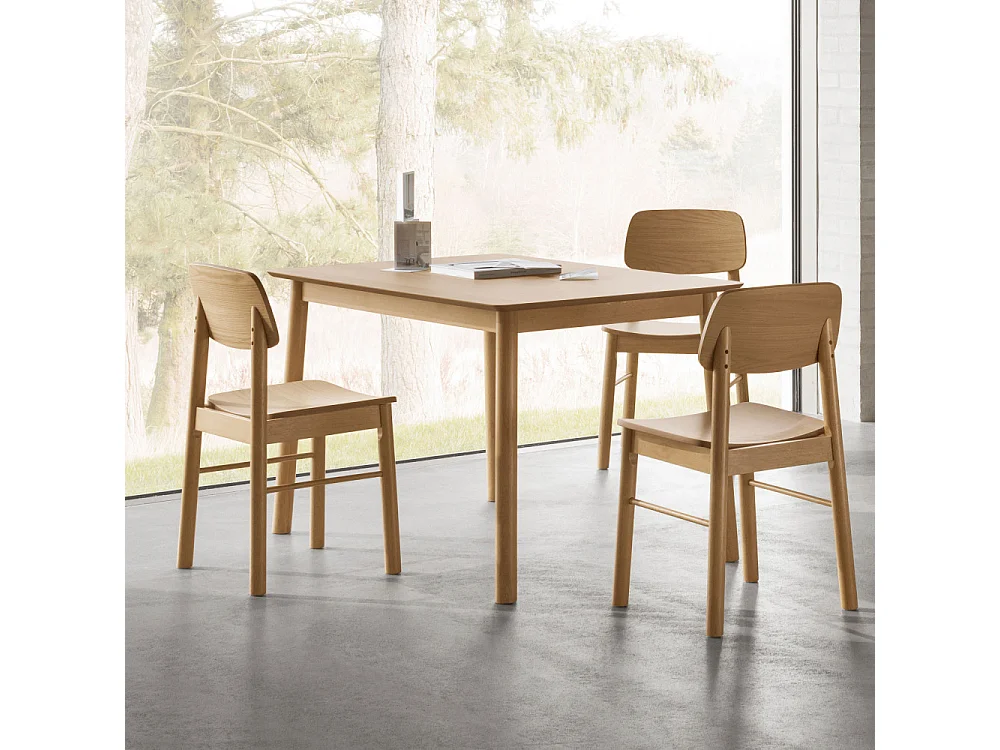 Hem - Lot de 2 chaises en bois - Bois clair