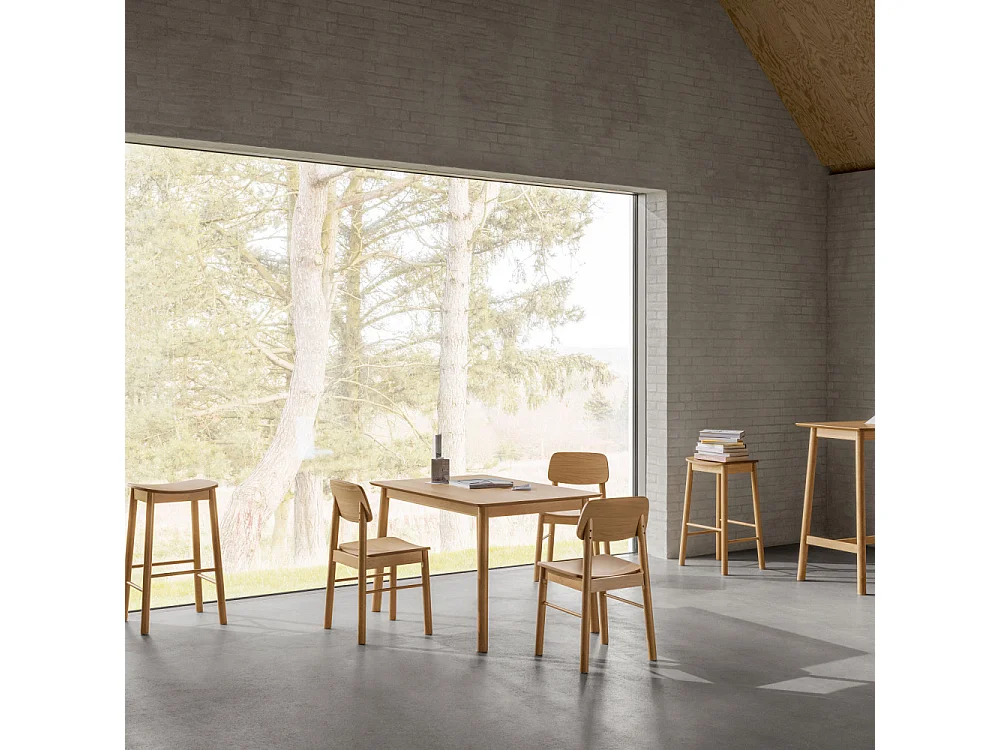 Hem - Lot de 2 chaises en bois - Bois clair