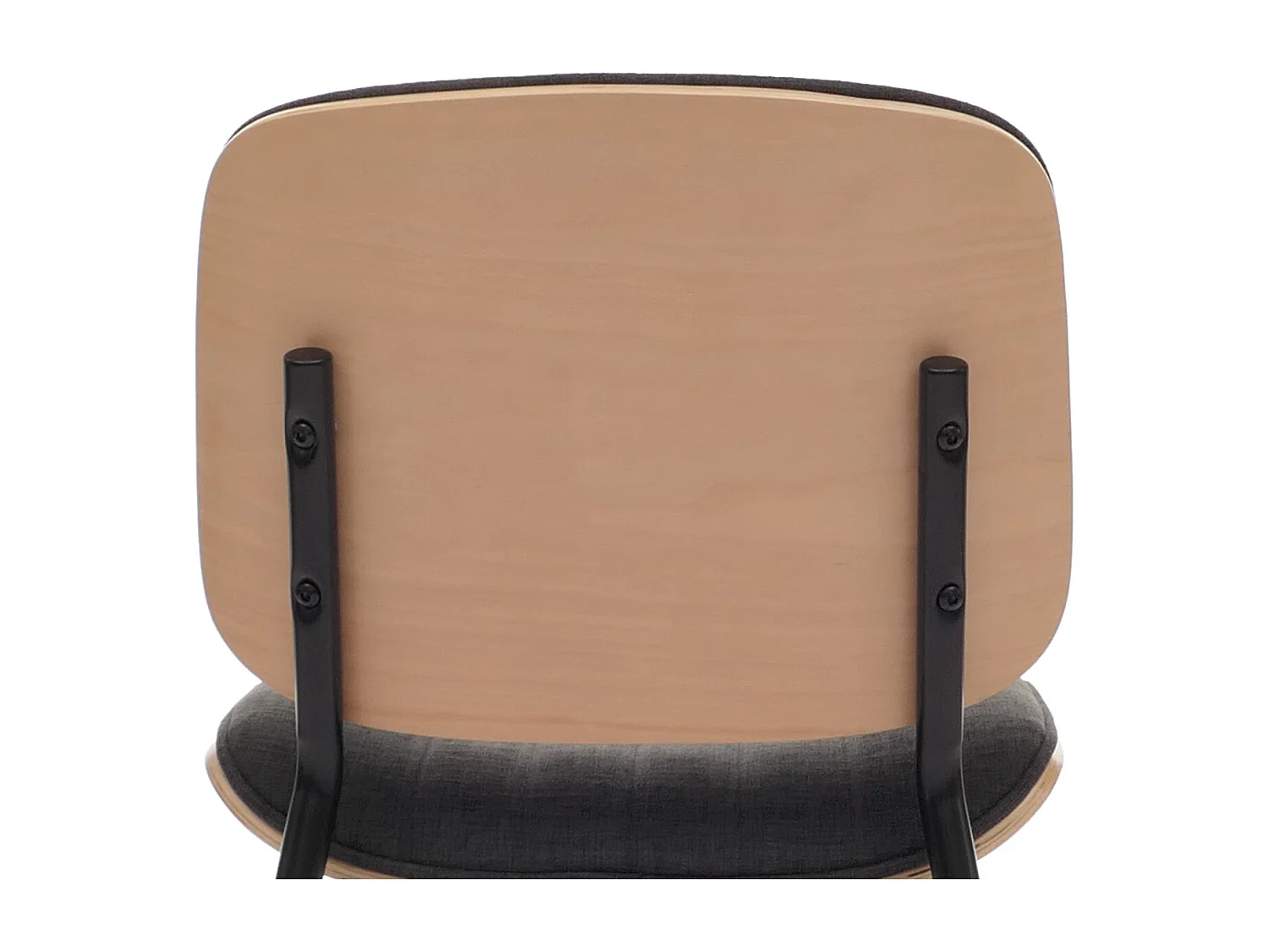 Chaise de salle à manger MCW-O44 (lot de 2),  naturel, gris foncé